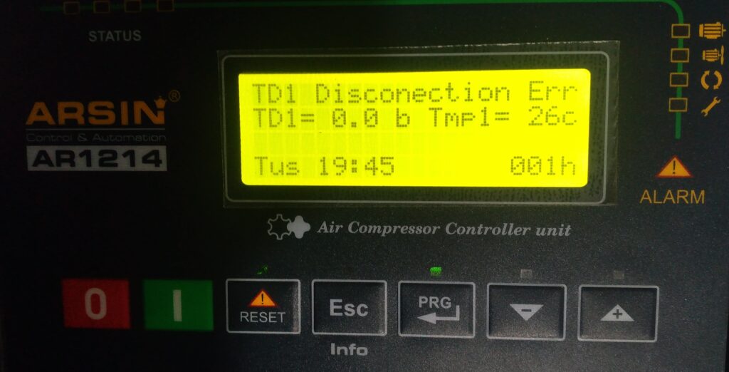 TD1 Disconnection Err